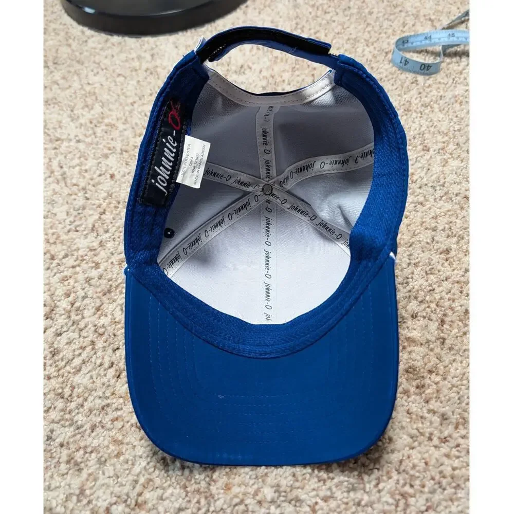 JOHNNIE-O Square Logo Rope Hat/ Trucker Cap/ baseball cap, BLUE